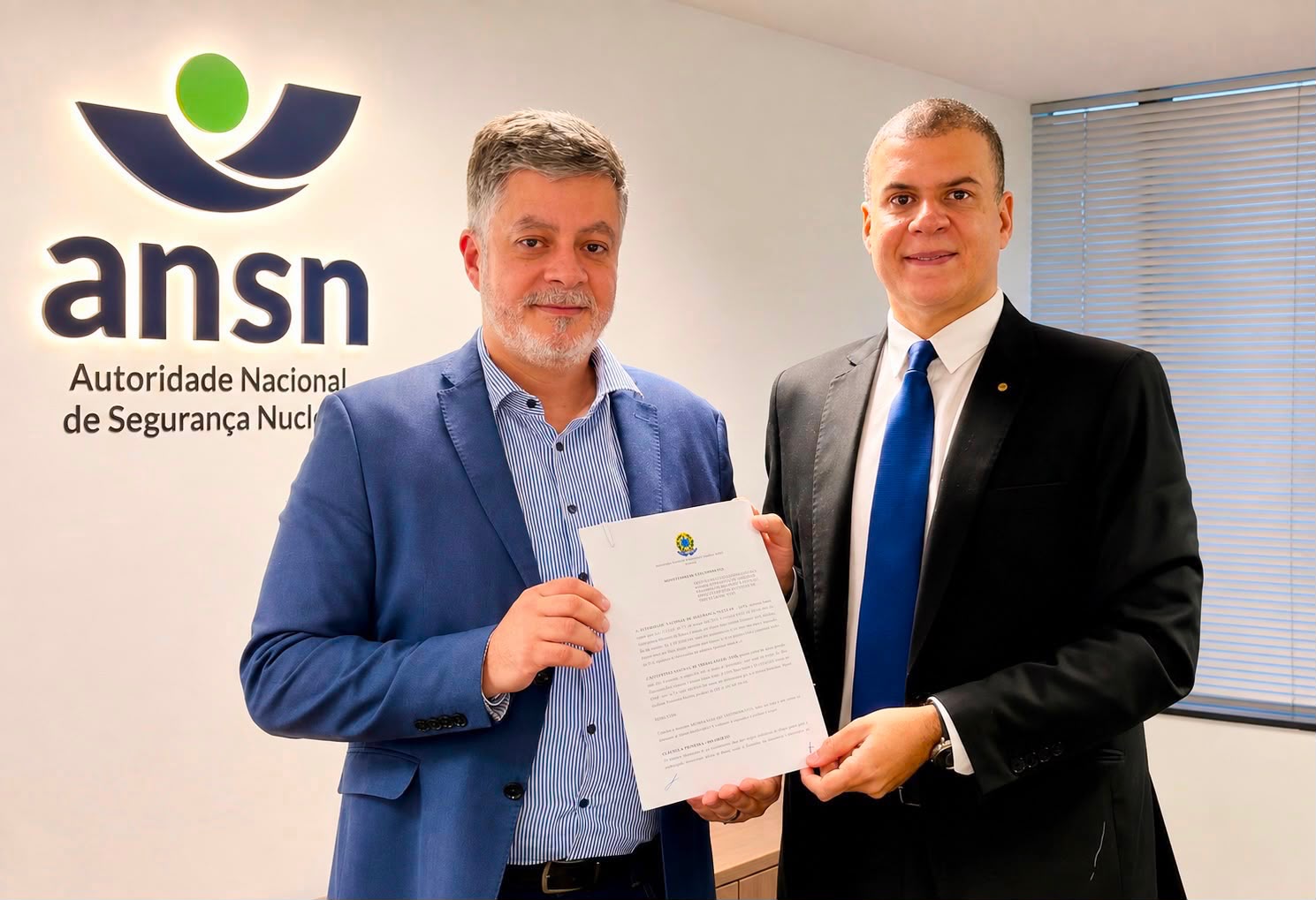 ANSN e INTR firmam memorando para fortalecer a segurança radiológica e o desenvolvimento responsável das terras raras